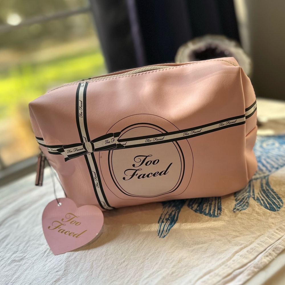 Too Faced Blush Pink Cosmetic Case